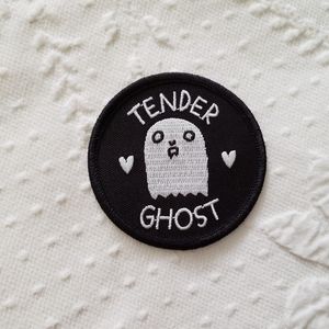 Tender ghost iron on patch